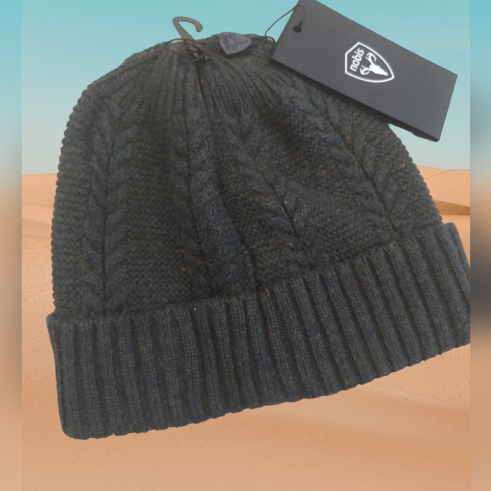 Nobis lambswool skylar beanie winter hat One Size